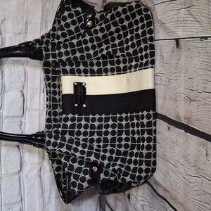 Stylish Black and White Tote Bag